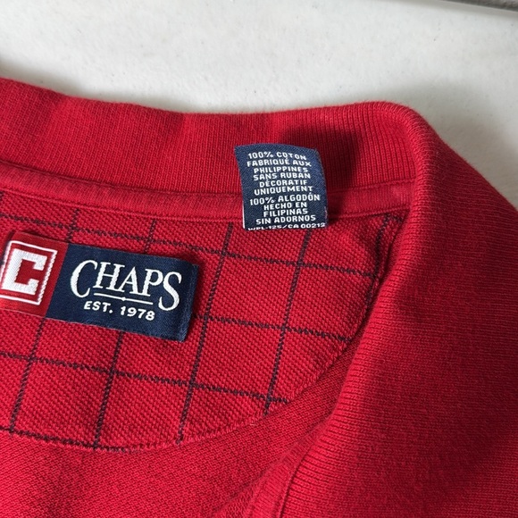 Chaps square pattern short sleeve polo - Picture 8 of 9